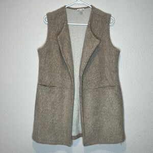 Tribal Jeans Faux Fur Vest sz M/M
